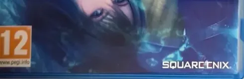 Final Fantasy X/X-2 HD Remaster, the PEGI square on its front