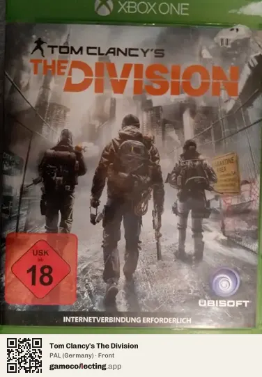 Tom Clancy's The Division Xbox One, Germany box front