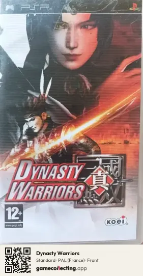 Dynasty Warriors PlayStation Portable, France box front