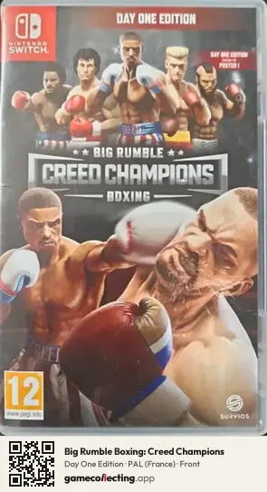 Big Rumble Boxing: Creed Champions Nintendo Switch, France box front