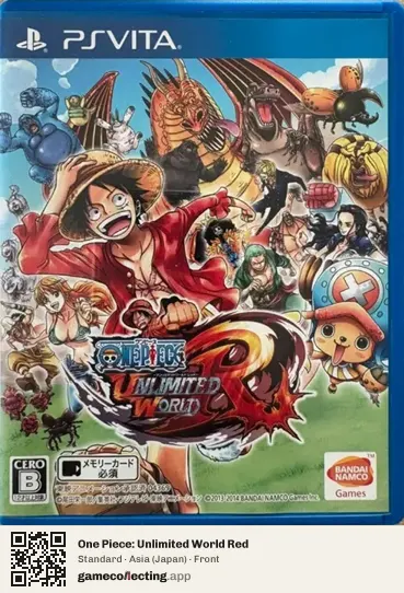 One Piece: Unlimited World Red PlayStation Vita, Asia box front