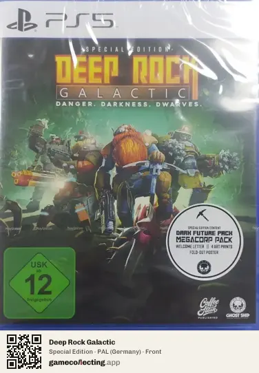 Deep Rock Galactic PlayStation 5, Germany box front
