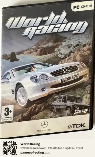 World Racing Computer, United Kingdom box front