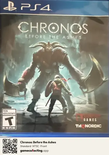 Chronos: Before the Ashes PlayStation 4, NTSC box front