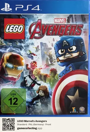 LEGO Marvel's Avengers PlayStation 4, Germany box front