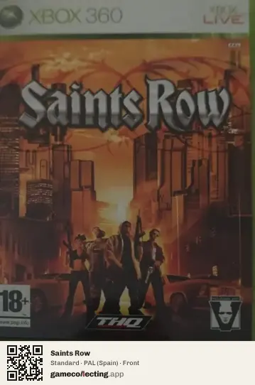 Saints Row Xbox 360, Spain box front