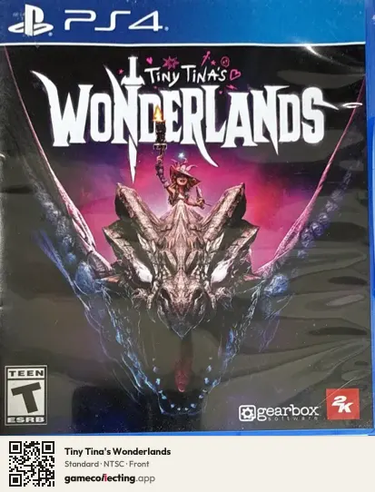 Tiny Tina's Wonderlands PlayStation 4, NTSC box front