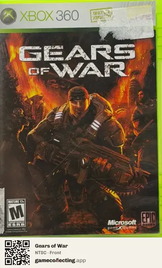 Gears of War Xbox 360, NTSC box front