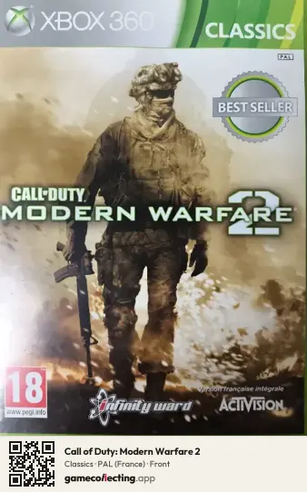 Call of Duty: Modern Warfare 2 Xbox 360, France box front