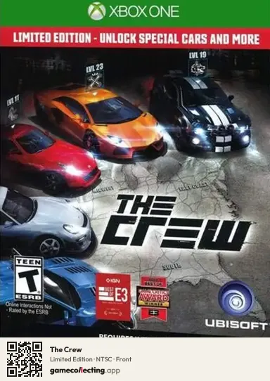 The Crew Xbox One, NTSC box front
