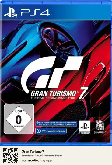 Gran Turismo 7 PlayStation 4, Germany box front