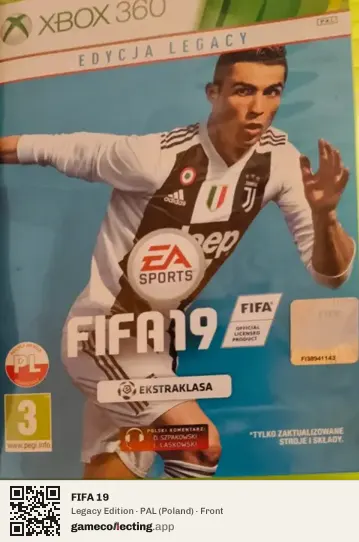 FIFA 19 Xbox 360, Poland box front