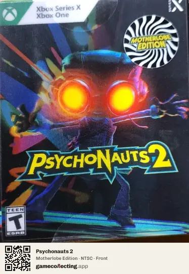 Psychonauts 2 Xbox Series X, NTSC box front