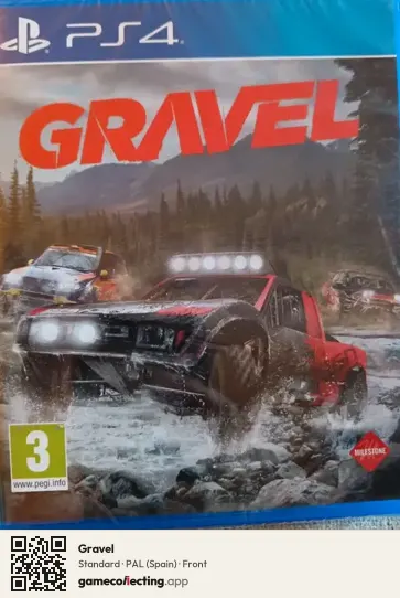 Gravel PlayStation 4, Spain box front