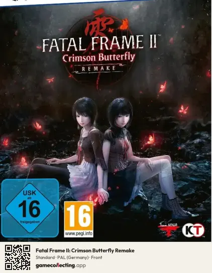 Fatal Frame II: Crimson Butterfly Remake PlayStation 5, Germany box front