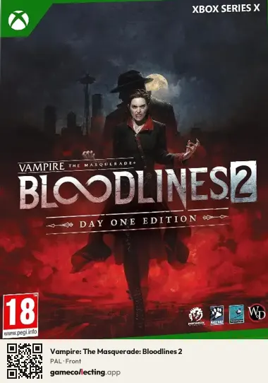Vampire: The Masquerade: Bloodlines 2 Xbox Series X, PAL box front