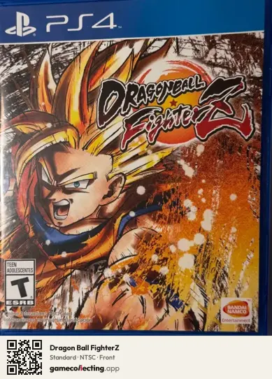 Dragon Ball FighterZ PlayStation 4, NTSC box front