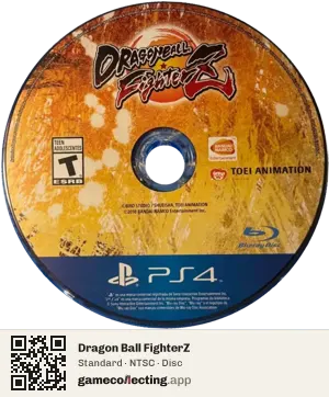 Dragon Ball FighterZ PlayStation 4, NTSC disc