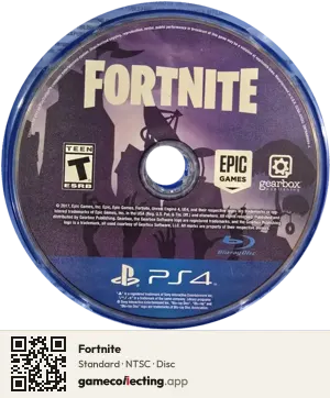 Fortnite PlayStation 4, NTSC disc