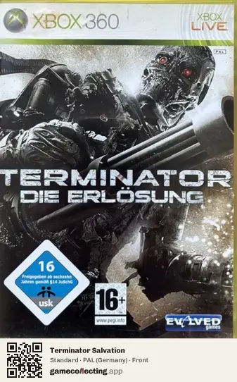 Terminator Salvation Xbox 360, Germany box front