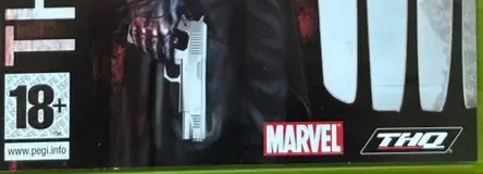 The Punisher, the PEGI square on its front
