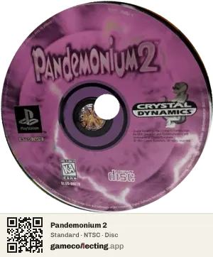 Pandemonium 2 PlayStation, NTSC disc