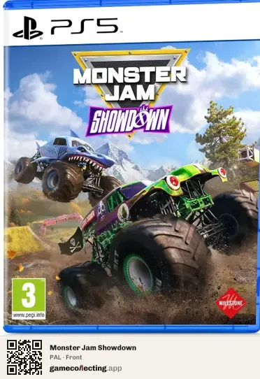 Monster Jam Showdown PlayStation 5, PAL box front