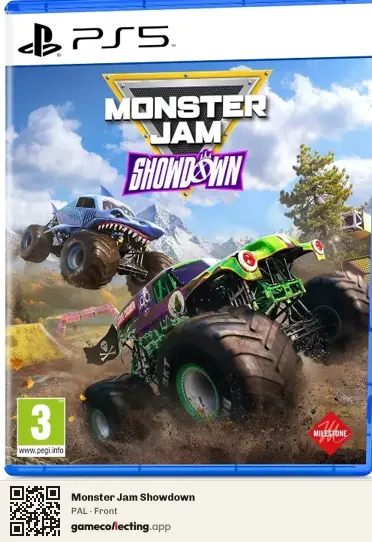Monster Jam Showdown PlayStation 5, PAL box front