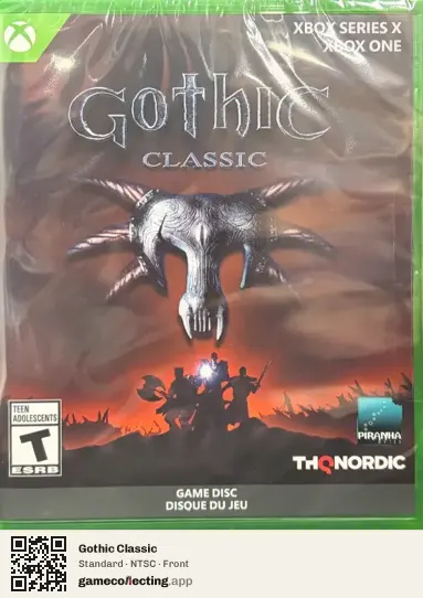 Gothic Classic Xbox Series X, NTSC box front