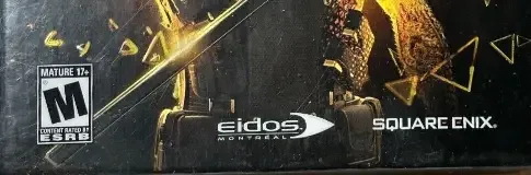 Deus Ex: Human Revolution, the ESRB box on its front