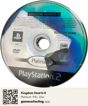 Kingdom Hearts II PlayStation 2, PAL disc