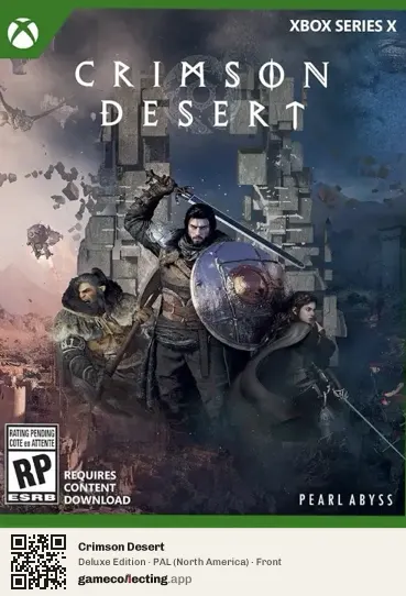 Crimson Desert Xbox Series X, North America box front