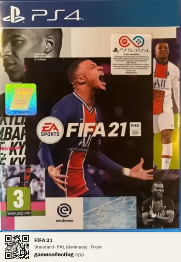 FIFA 21 PlayStation 4, Germany box front