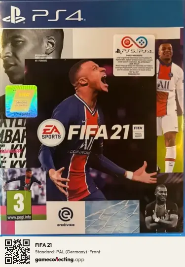 FIFA 21 PlayStation 4, Germany box front