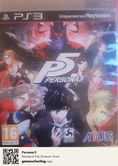 Persona 5 PlayStation 3, France box front