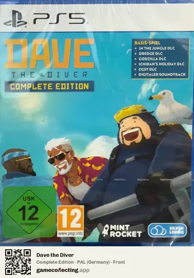 Dave the Diver PlayStation 5, Germany box front