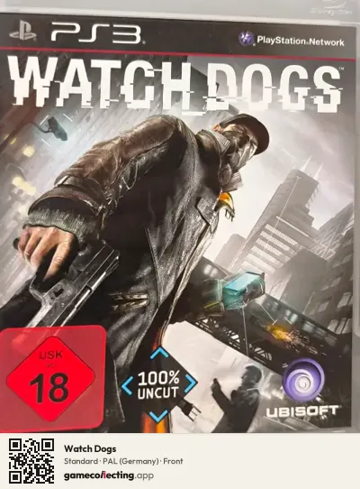 Watch Dogs PlayStation 3, Germany box front