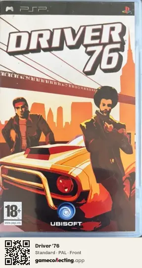 Driver '76 PlayStation Portable, PAL box front