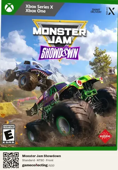 Monster Jam Showdown Xbox Series X, NTSC box front