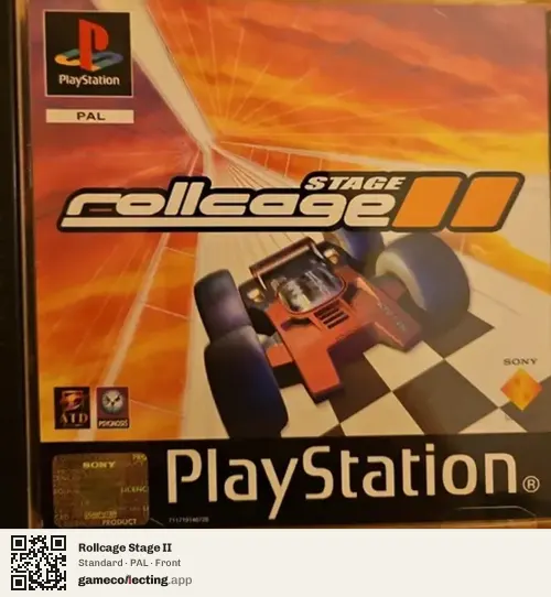 Rollcage Stage II PlayStation, PAL box front