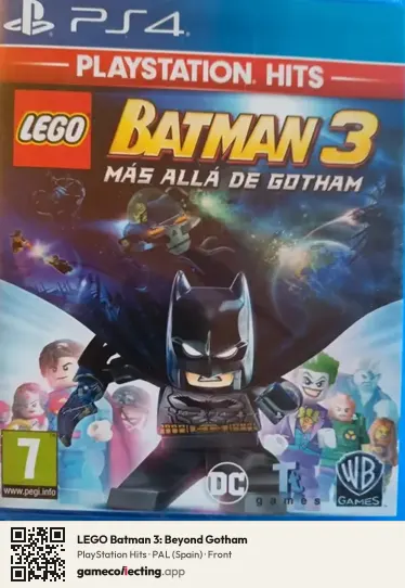LEGO Batman 3: Beyond Gotham PlayStation 4, Spain box front