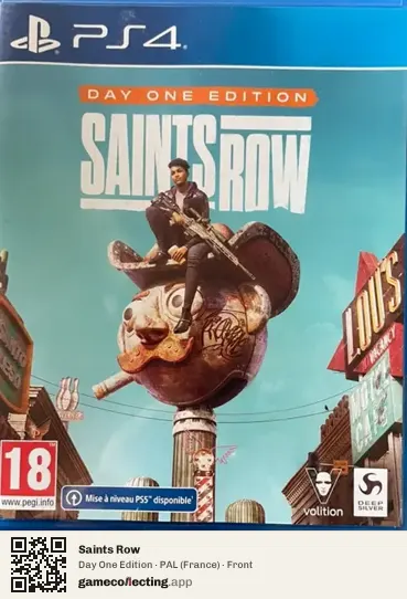 Saints Row PlayStation 4, France box front