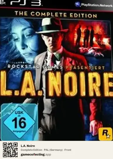 L.A. Noire PlayStation 3, Germany box front