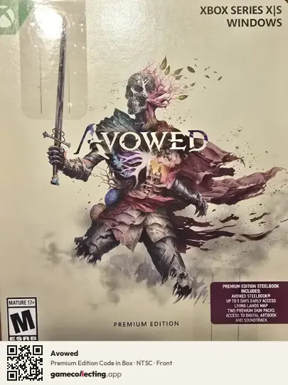 Avowed Xbox Series X, NTSC box front