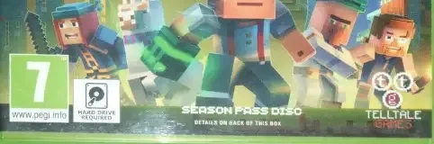 Minecraft: Story Mode Season Two, the PEGI square on its front