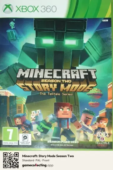 Minecraft: Story Mode Season Two Xbox 360, PAL box front