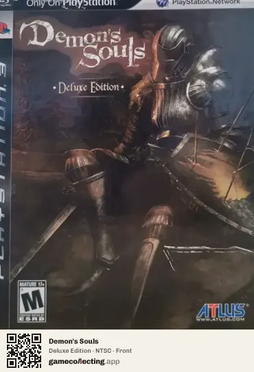 Demon's Souls PlayStation 3, NTSC box front