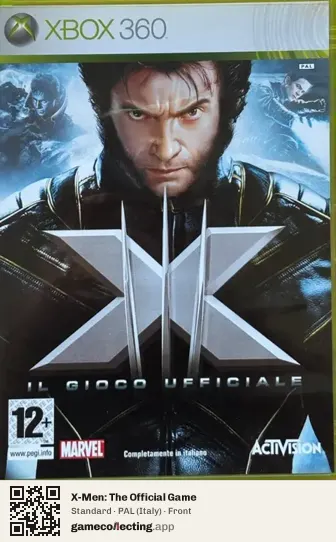 X-Men: The Official Game Xbox 360, Italy box front