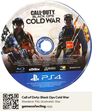 Call of Duty: Black Ops Cold War PlayStation 4, PAL disc