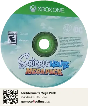 Scribblenauts Mega Pack Xbox One, NTSC disc